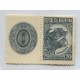 ARGENTINA 1942 GJ 874CZ ESTAMPILLA CON COMPLEMENTO NUEVA CON GOMA U$ 100 SUMAMENTE RARA !! Y AQUI A UN PRECIO IMPERDIBLE